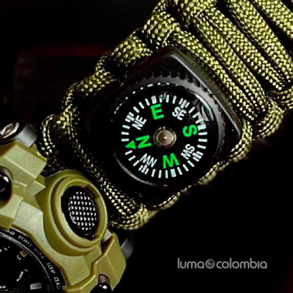 RELOJ TÁCTICO SURVIVAL PRO 7 EN 1 – EL PODER DE ESTAR LISTO PARA TODO