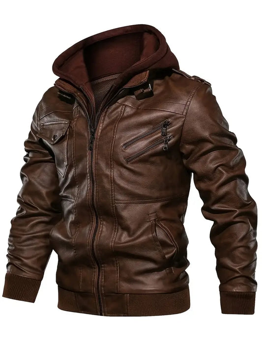 CHAQUETA RUST PREMIUM CON CAPOTA IMPORTADA